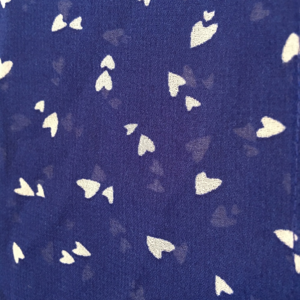 Meadow Rue Anthropologie Heart Print Button Tunic - Picture 3 of 8